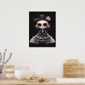 Poster d'art Steampunk Skeleton (Cuisine)