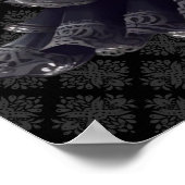 Poster d'art Steampunk Skeleton (Coin)