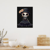 Poster d'art Steampunk Skeleton (Cuisine)