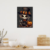 Poster d'art Steampunk Skeleton (Cuisine)