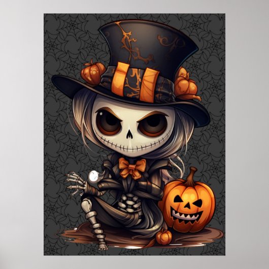 Poster d'art Steampunk Skeleton (Devant)