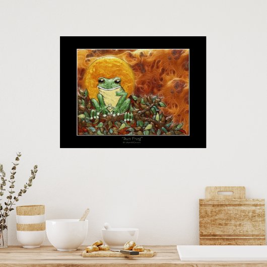 Poster d'art SUN FROG (Cuisine)