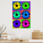 Poster d'art Sunflowers-Pop (Cuisine)