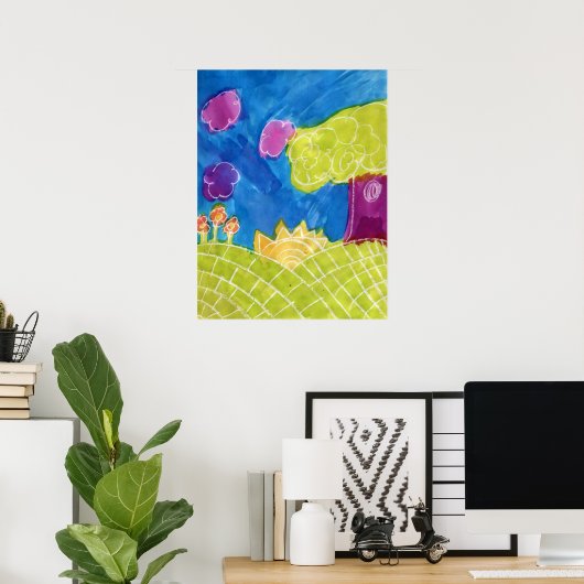 Poster d'art Sunny Day (Bureau à domicile)