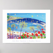 Poster d'art : Sunshine in Paradise, Menton France (Devant)