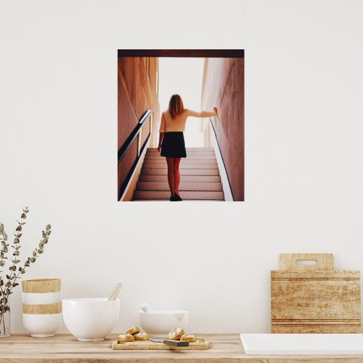 Poster d'art sur Stairs AI (Cuisine)
