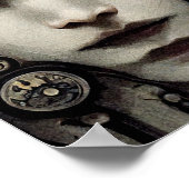 Poster d'Art Surreal Face (Coin)