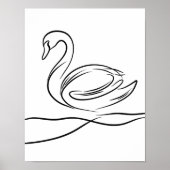 Poster d'art Swan Line | Irish River (Devant)