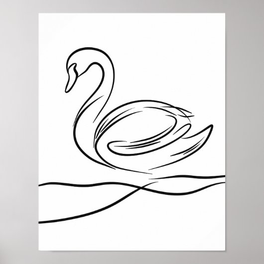 Poster d'art Swan Line | Irish River (Devant)