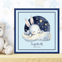 Poster d'art Sweet Sleeping Baby Bunny