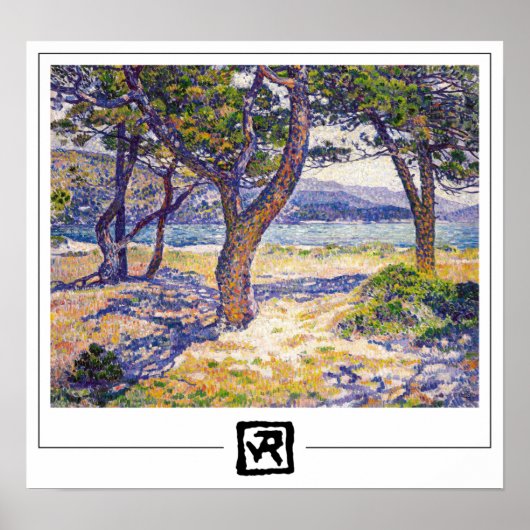 Poster d'art Théo van Rysselberghe Zedign #4 (Devant)