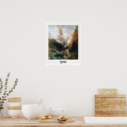 Poster d'art Thomas Moran Zedign #10 (Cuisine)