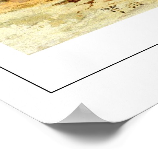 Poster d'art Thomas Moran Zedign #11 (Coin)