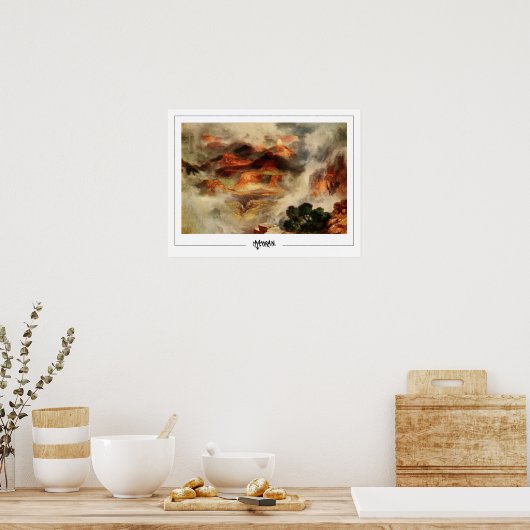 Poster d'art Thomas Moran Zedign #12 (Cuisine)