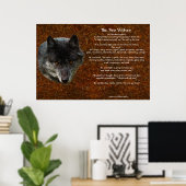 Poster d'art TLE TALE DES DEUX LOUPS (Bureau à domicile)