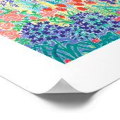 Poster d'art : Un Jardin de Pays Anglais, Italie (Coin)