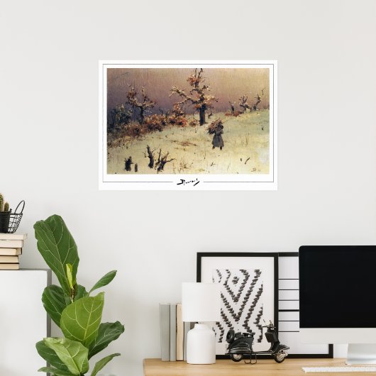 Poster d'art Vasily Polenov Zedign #151 (Bureau à domicile)