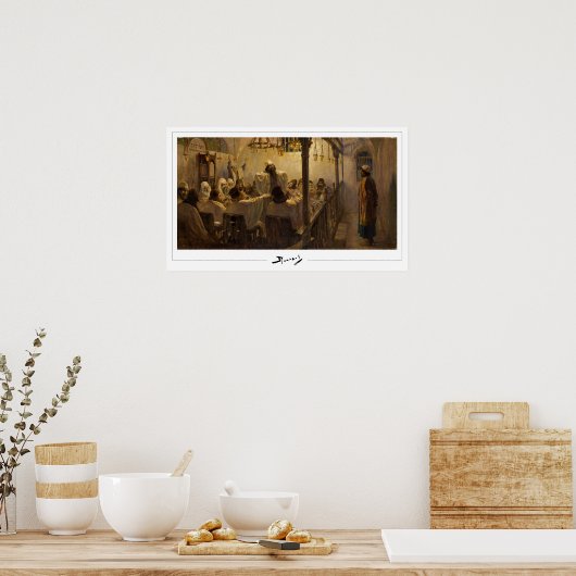 Poster d'art Vasily Polenov Zedign #189 (Cuisine)