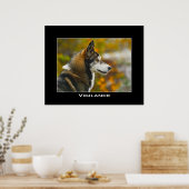 Poster d'art VIGILANCE Grey Wolf (Cuisine)