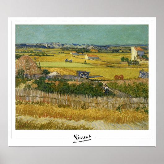 Poster d'art Vincent Van Gogh Zedign #12-2 (Devant)