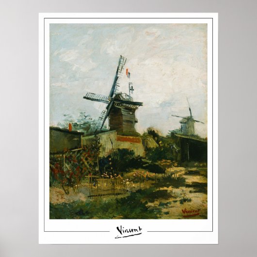 Poster d'art Vincent Van Gogh Zedign #22 (Devant)