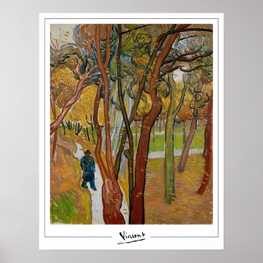 Poster d'art Vincent Van Gogh Zedign #2-2 (Devant)