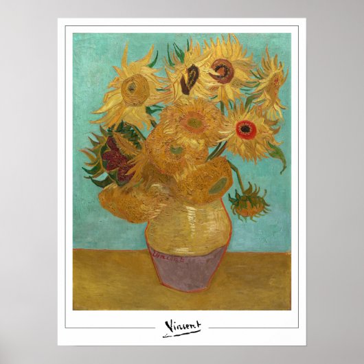 Poster d'art Vincent Van Gogh Zedign #45-2 (Devant)