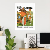 Poster d'art vintage de l'automobile Pierce Arrow (Bureau à domicile)