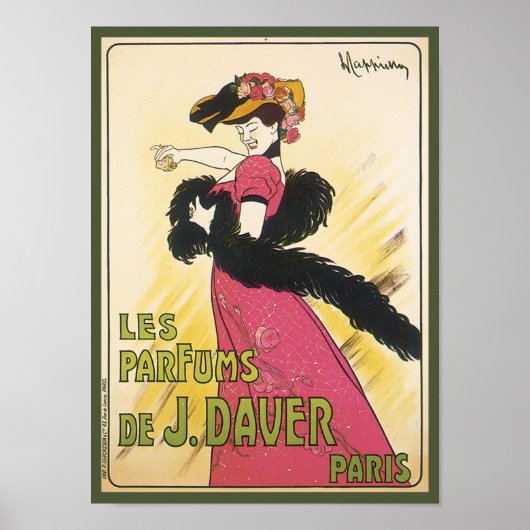 Poster d'Art vintage Français du savon (Devant)