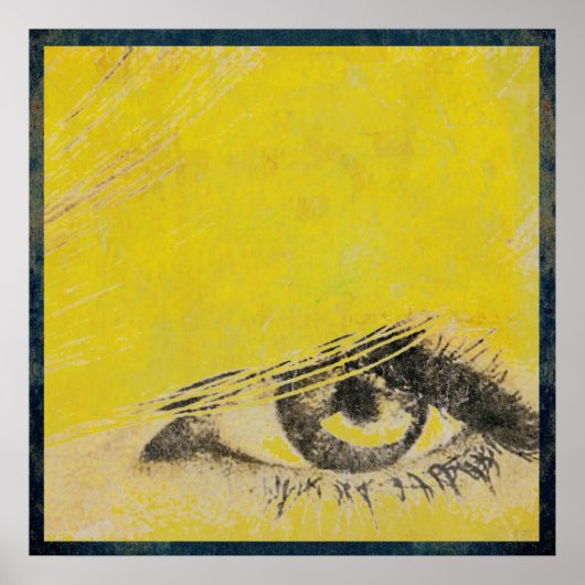 Poster d'art vintage Retro Glamor Eye Pop (Devant)