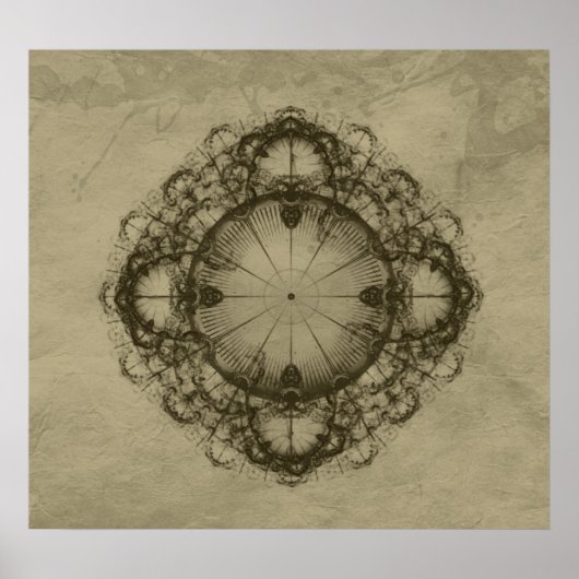 Poster d'art vintage Steampunk (Devant)