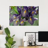 Poster d'art violet Iris (Bureau à domicile)