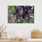 Poster d'art violet Iris (Cuisine)