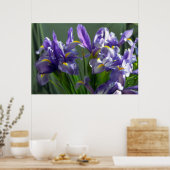 Poster d'art violet Iris (Cuisine)