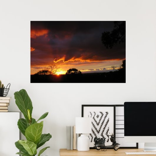 Poster d'art vivant (Bureau à domicile)