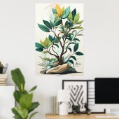 Poster d'art Wabi-Sabi (Bureau à domicile)