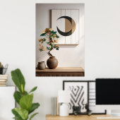 Poster d'art Wabi-Sabi (Bureau à domicile)