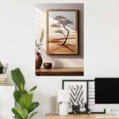 Poster d'art Wabi-Sabi (Bureau à domicile)