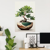 Poster d'art Wabi-Sabi (Bureau à domicile)