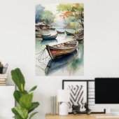 Poster d'art Wabi-Sabi (Bureau à domicile)