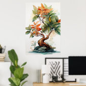 Poster d'art Wabi-Sabi (Bureau à domicile)