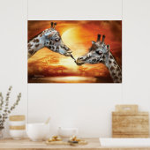 Poster d'art Wild Kisses (Cuisine)