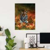 Poster d'art Wild Tigers/Imprimer (Bureau à domicile)