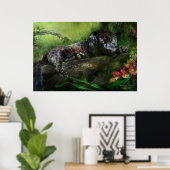 Poster d'art WildEyes-Panther/Imprimer (Bureau à domicile)