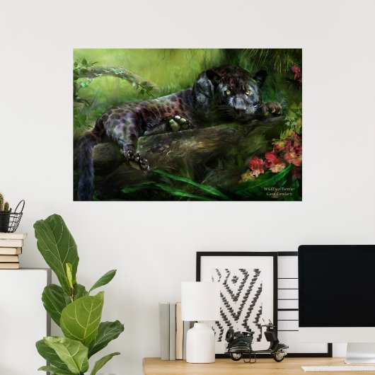 Poster d'art WildEyes-Panther/Imprimer (Bureau à domicile)