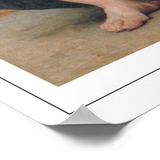 Poster d'art William-Adolphe Bouguereau Zedign #14 (Coin)