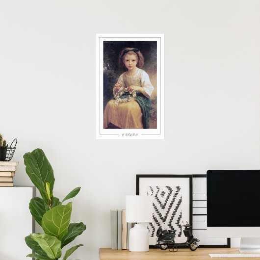 Poster d'art William-Adolphe Bouguereau Zedign #34 (Bureau à domicile)
