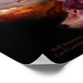 Poster d'art Wolf Mountain/Imprimer (Coin)