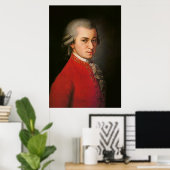 Poster d'art Wolfgang Amadeus Mozart (Bureau à domicile)