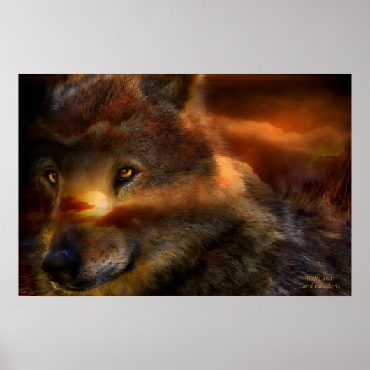 Poster d'art WolfLand/Imprimer (Devant)